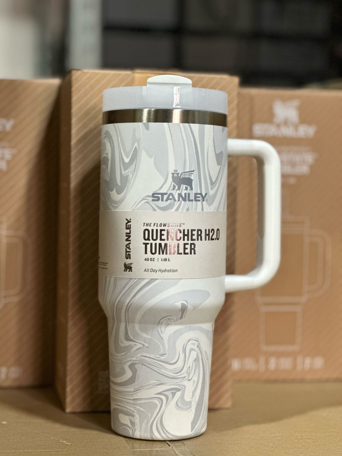 Vaso Stanley mármol 40 onzas