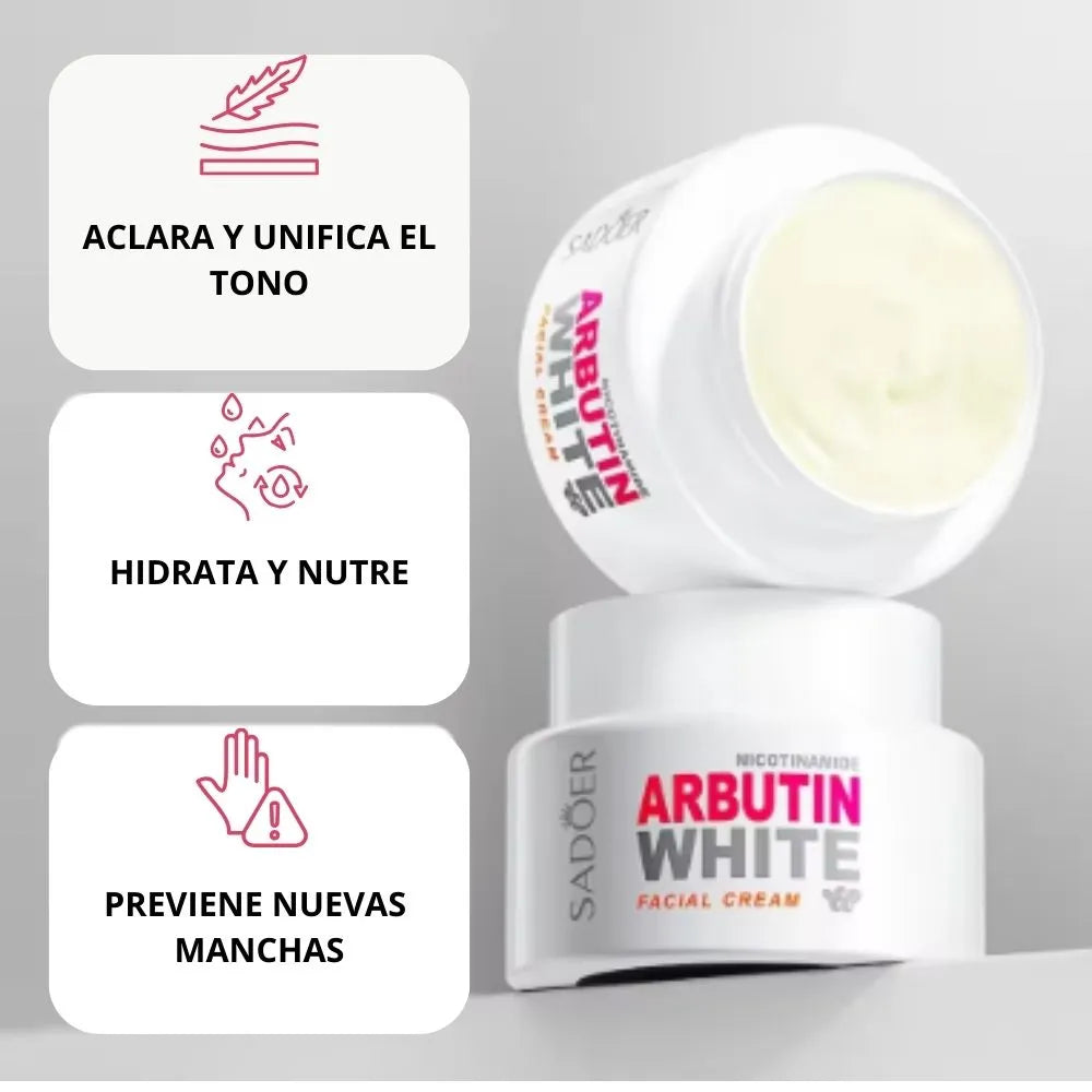 Combo 3x1 Arbutin White - Crema Aclarante