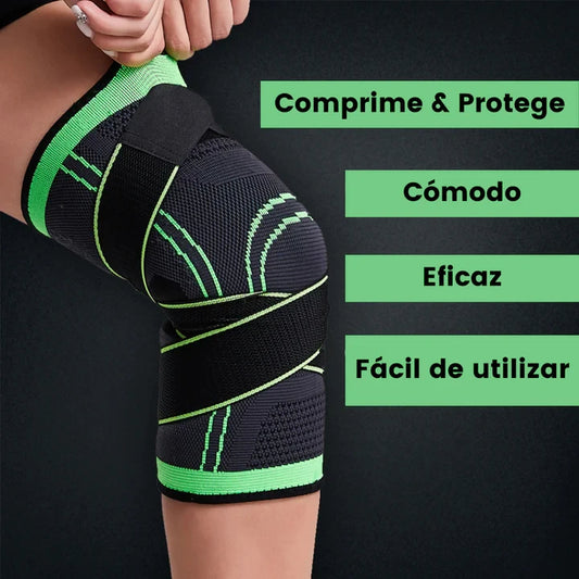 RODILLERA ELASTICA CON ABRAZADERAS T-U