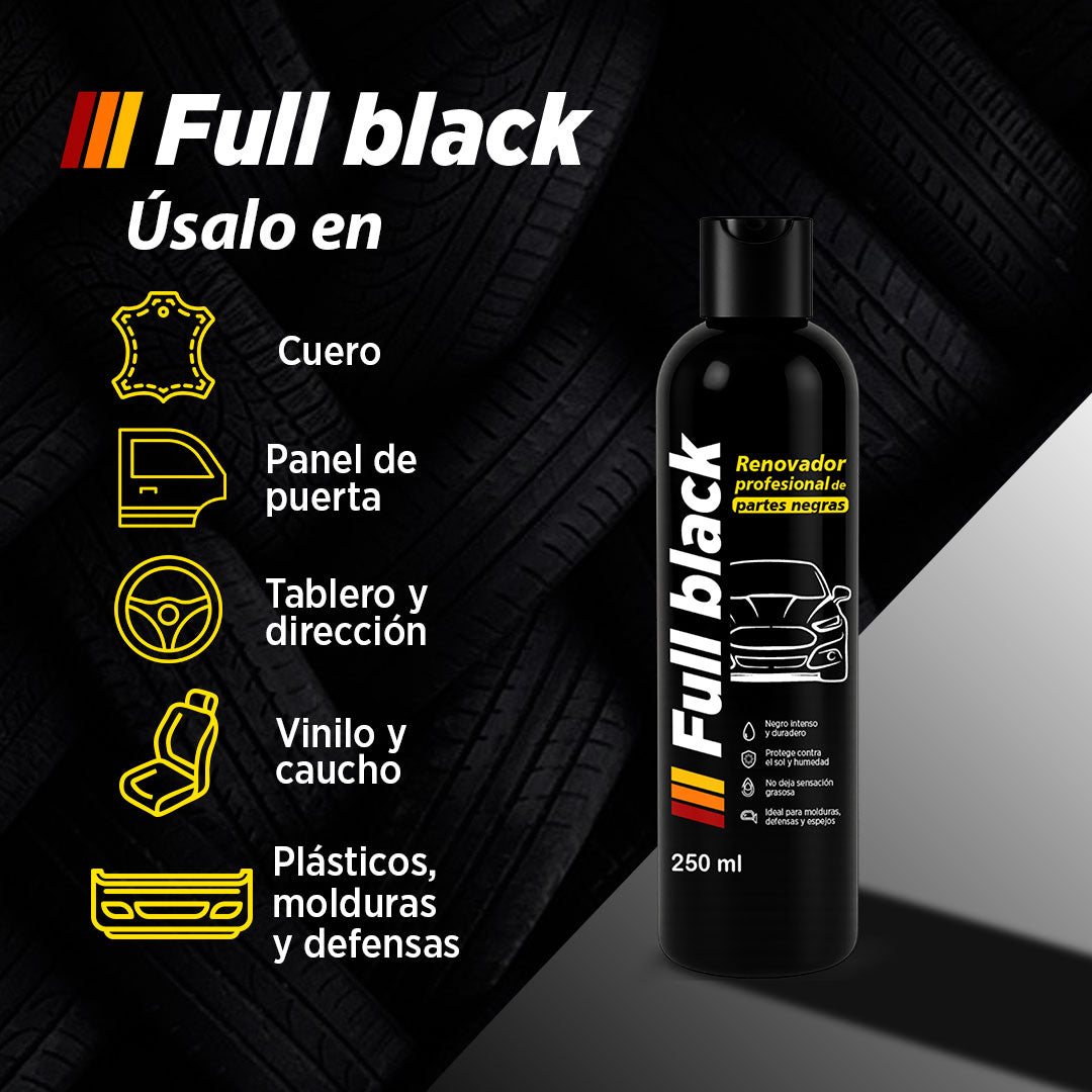 🚗FULL BLACK: Partes negras🚘